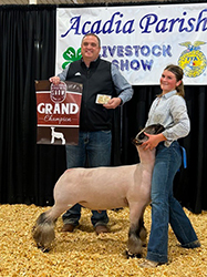 Grand Champion Lamb
Acadia Parish Livestock Show